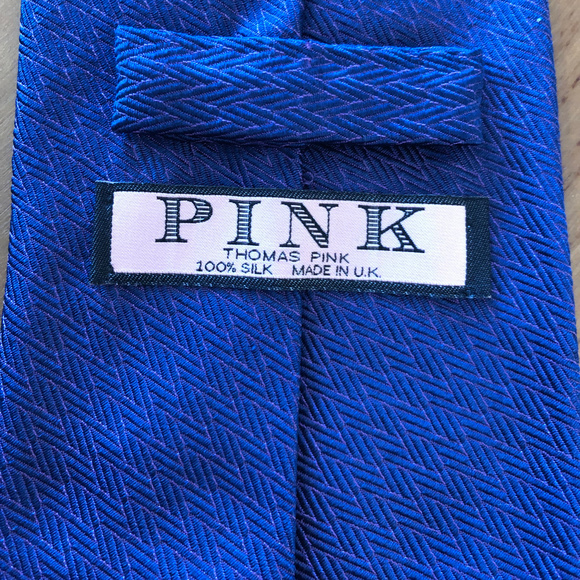 PINK Brand Neck Tie Neon Blue Purple - Picture 4 of 6